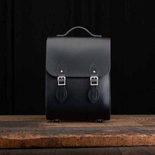 Mini Windsor Backpack in Charcoal Black