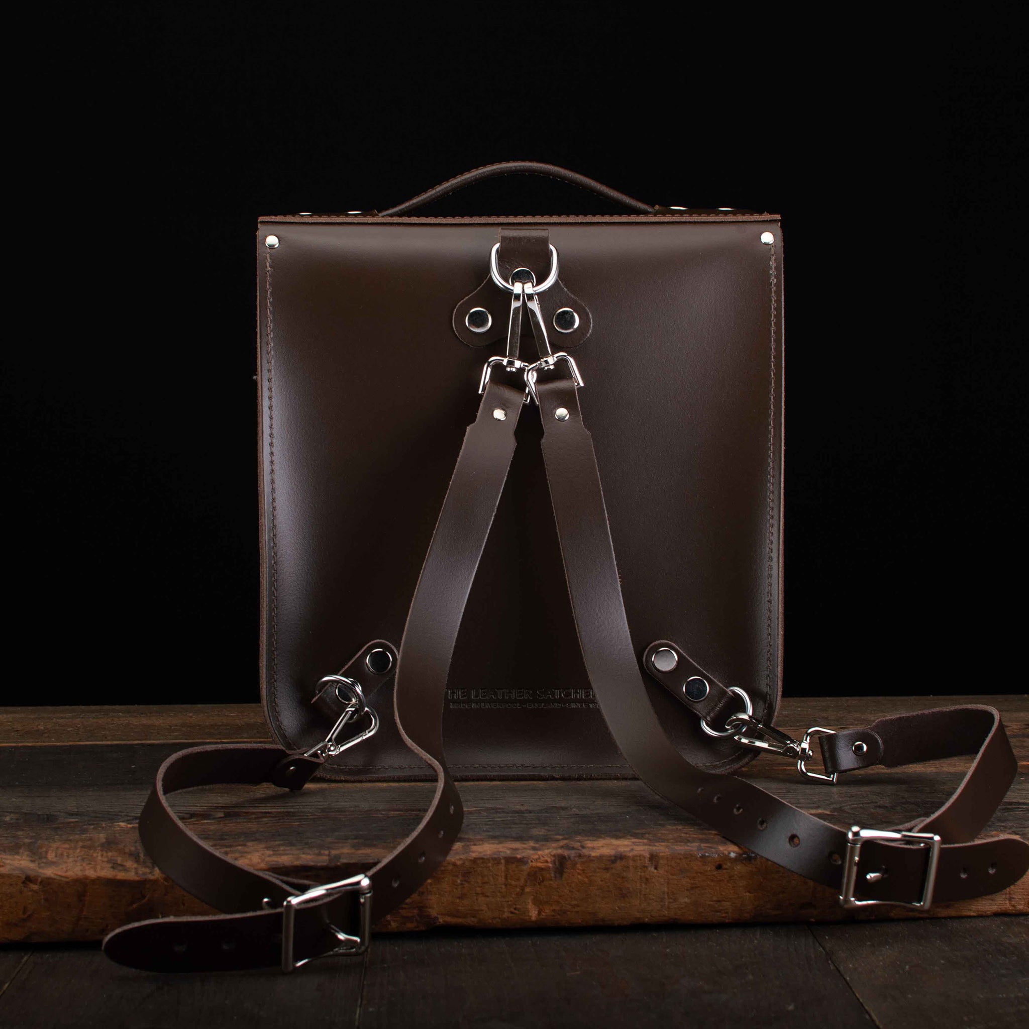 Small Portrait Backpack in HP Brown