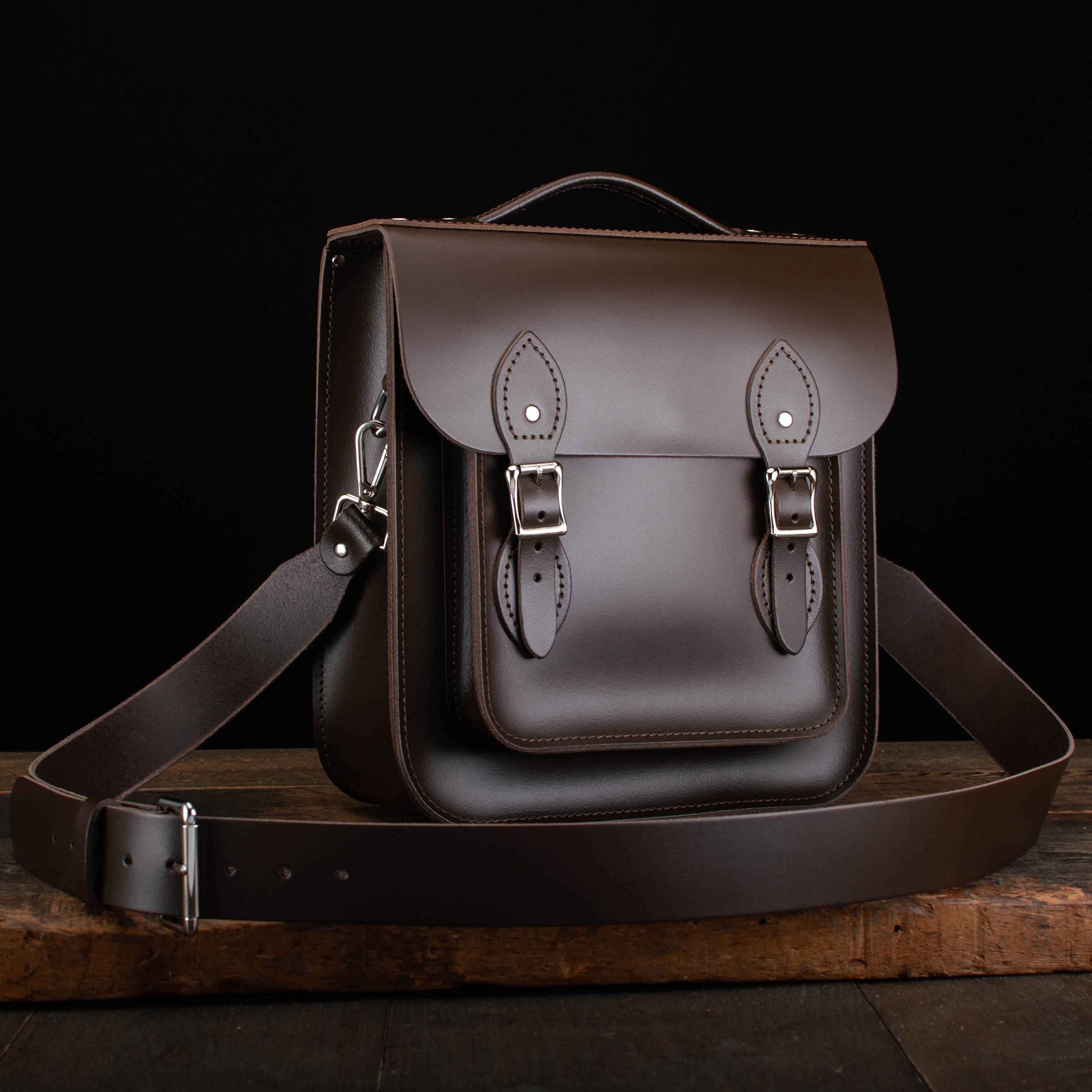 Small Portrait Backpack in HP Brown