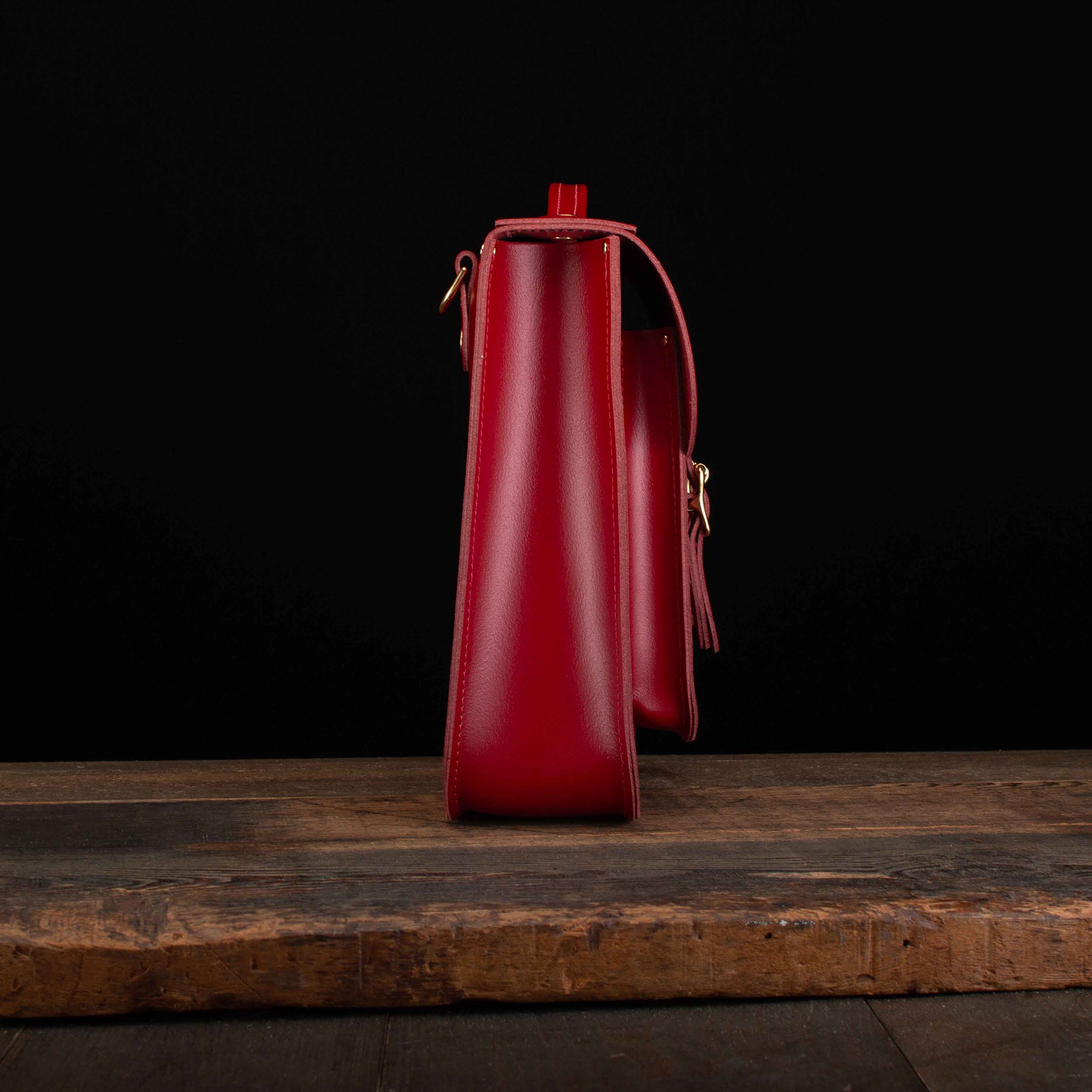 Small Portrait Backpack in Pillarbox Red