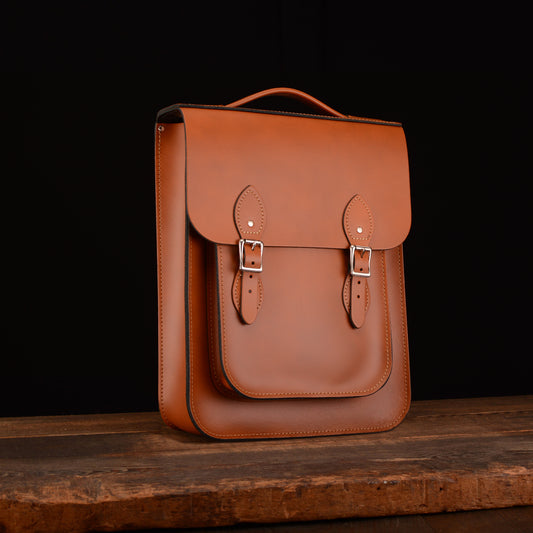 Medium Portrait Backpack in London Tan