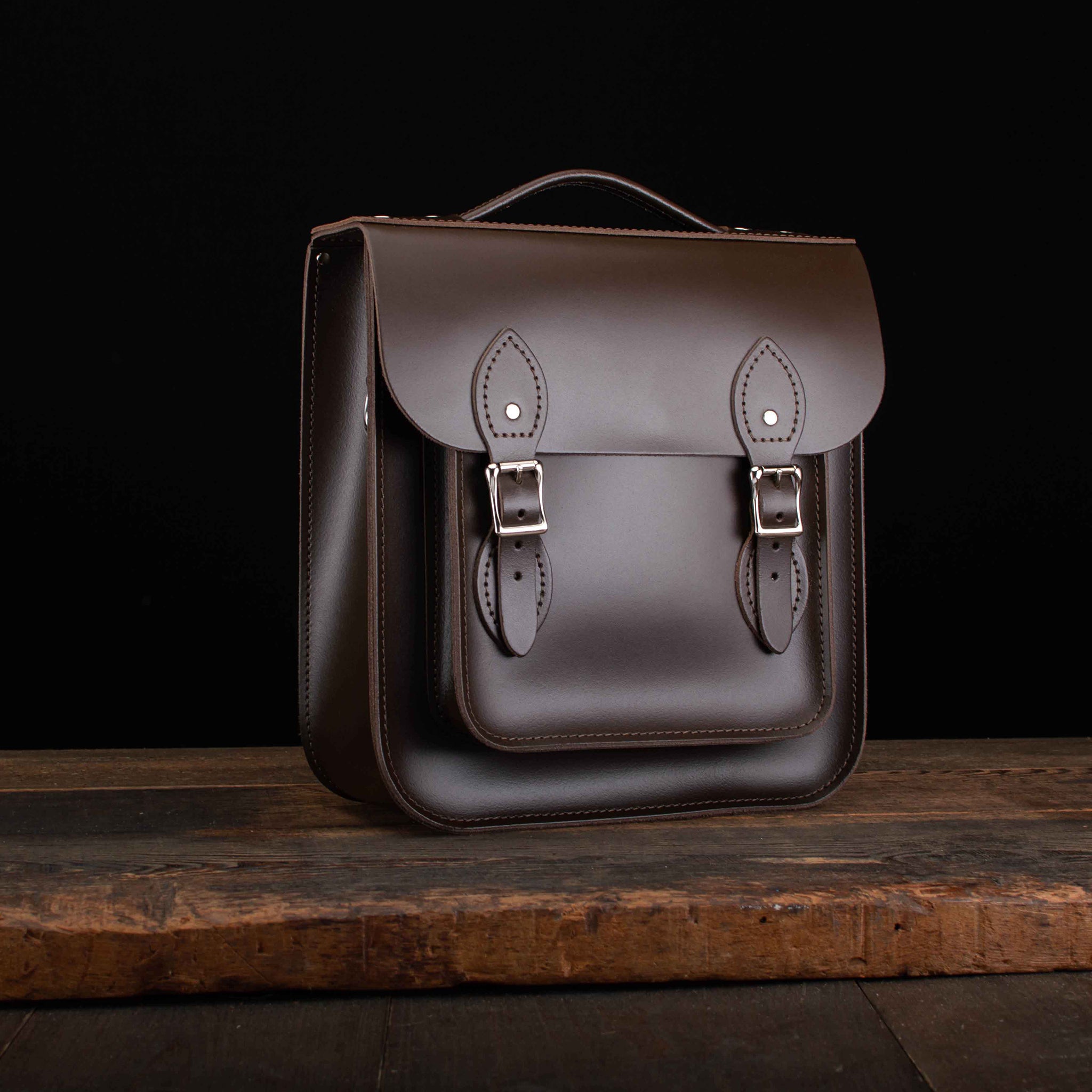 Small Portrait Backpack in HP Brown