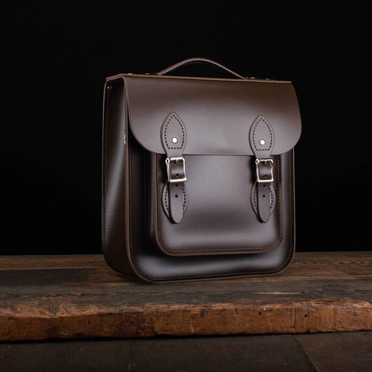 Small Portrait Backpack in HP Brown
