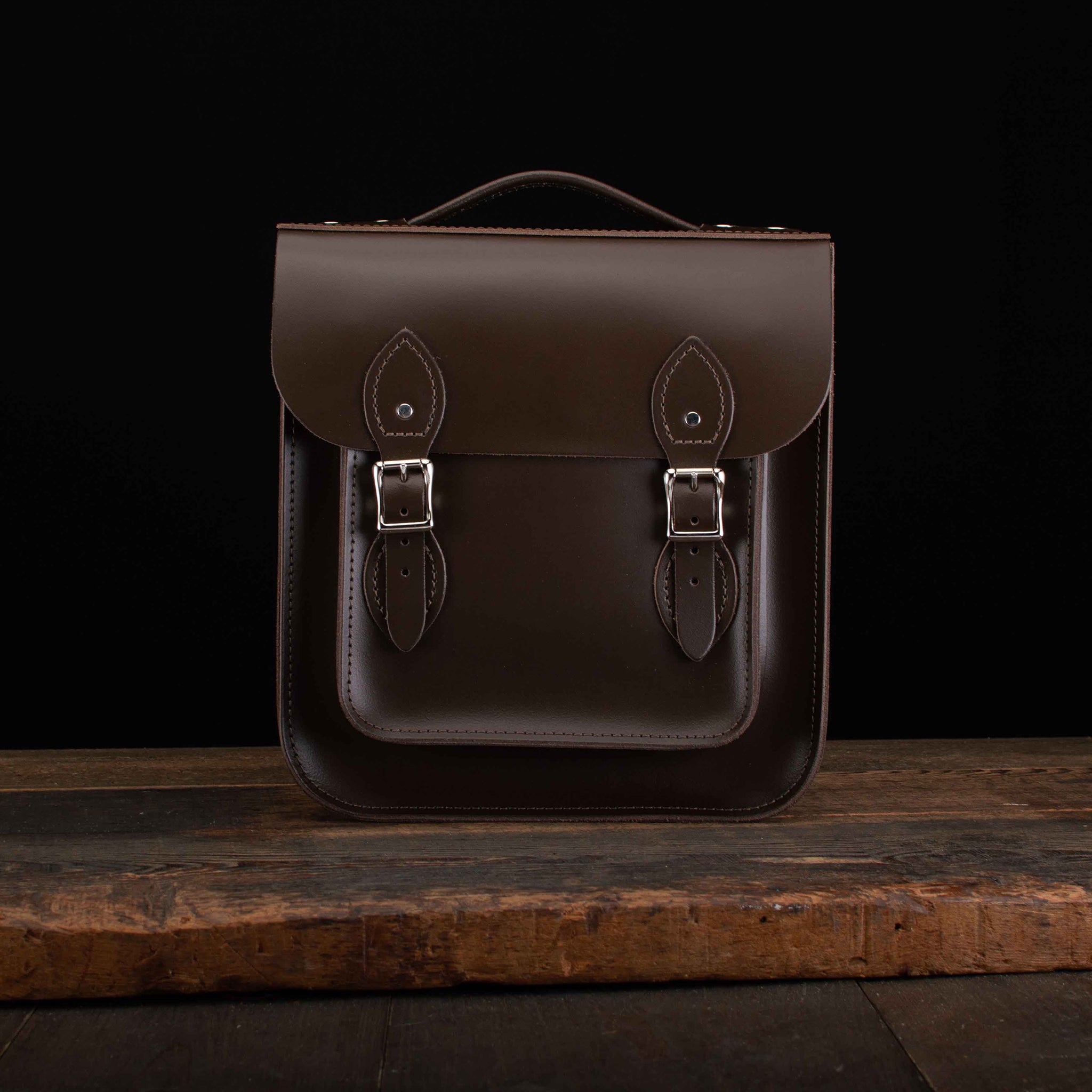 Small Portrait Backpack in HP Brown