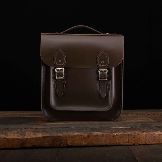 Small Portrait Backpack in HP Brown