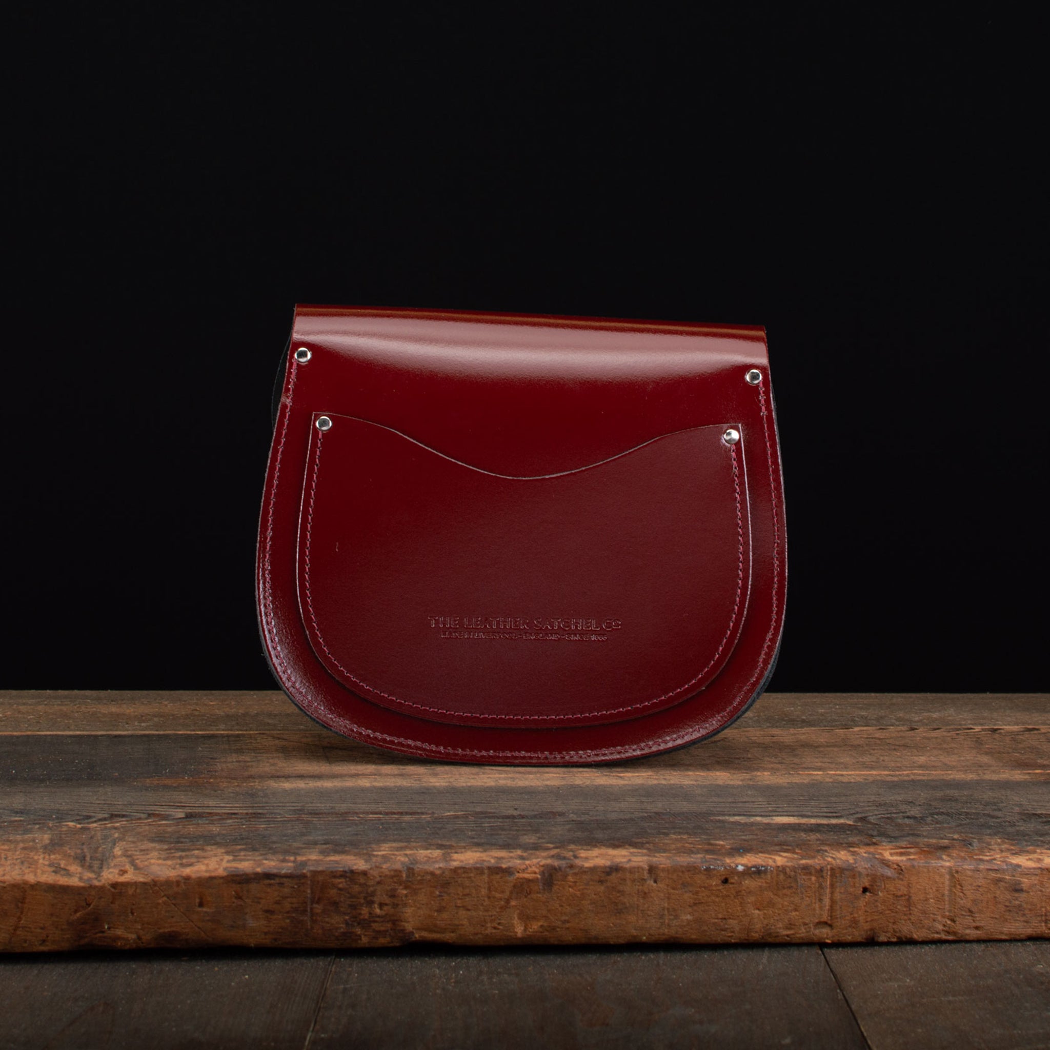 Large Sporran in Patent Oxblood Red