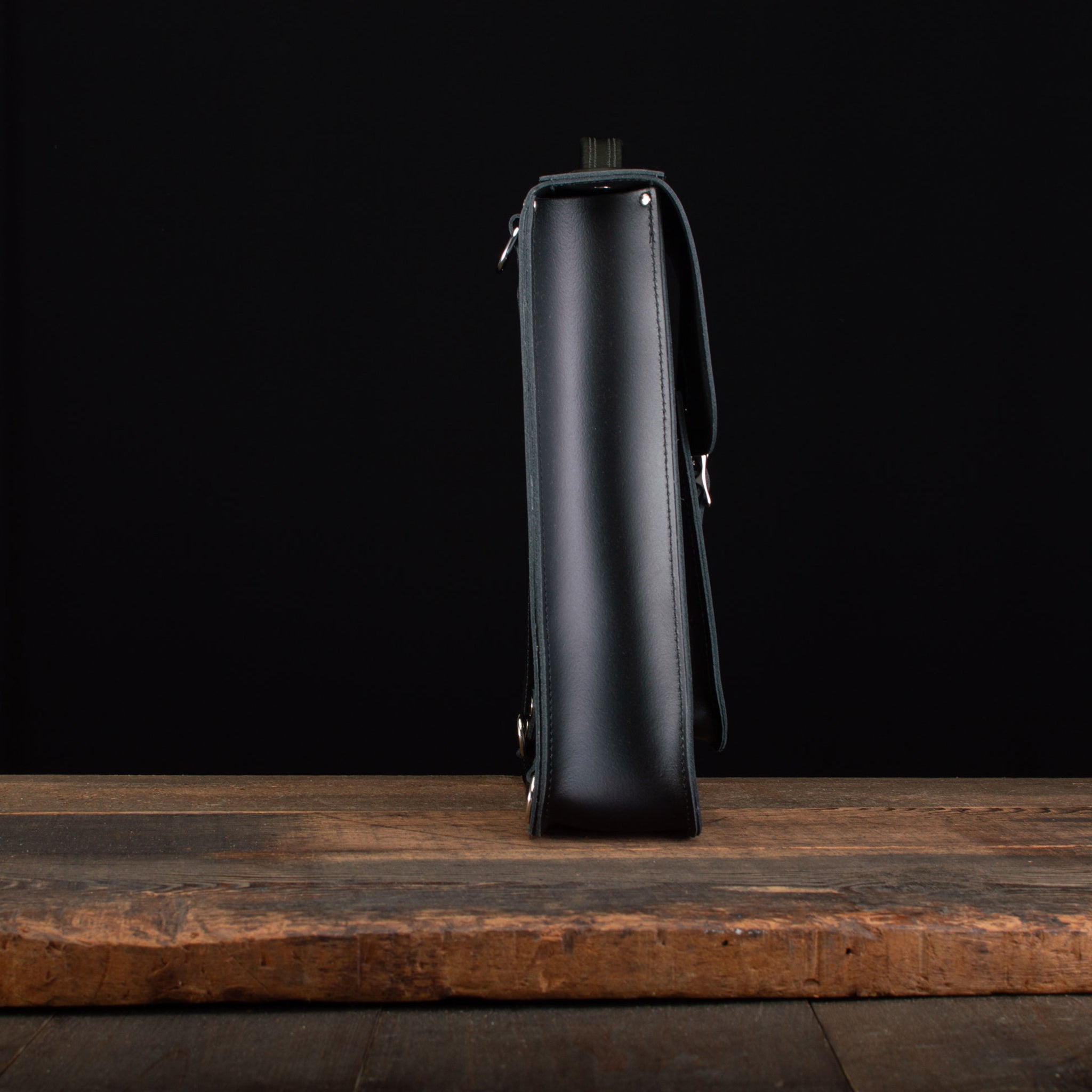 Medium Portrait Backpack in Charcoal Black