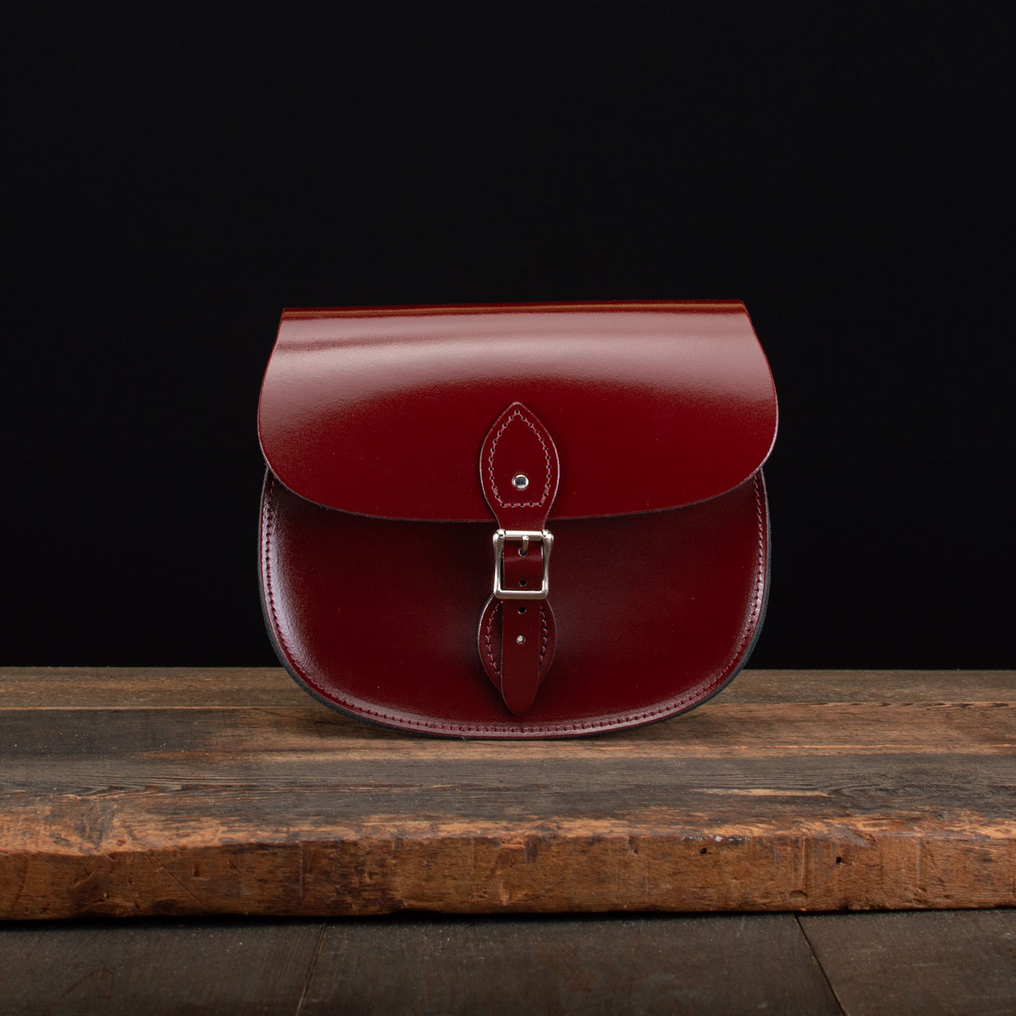 Large Sporran in Patent Oxblood Red