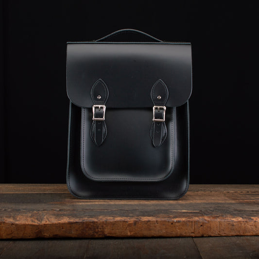 Medium Portrait Backpack in Charcoal Black