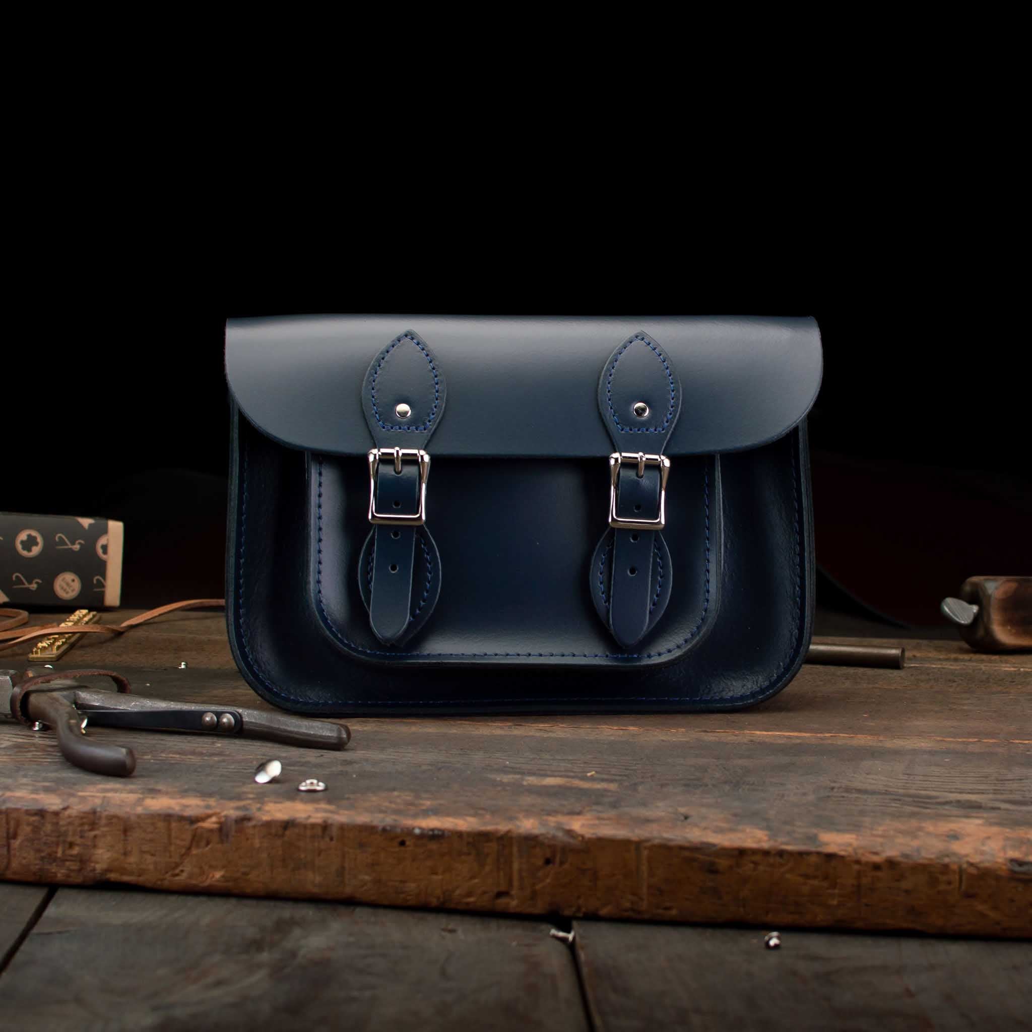 11-Inch Classic Satchel in Loch Blue