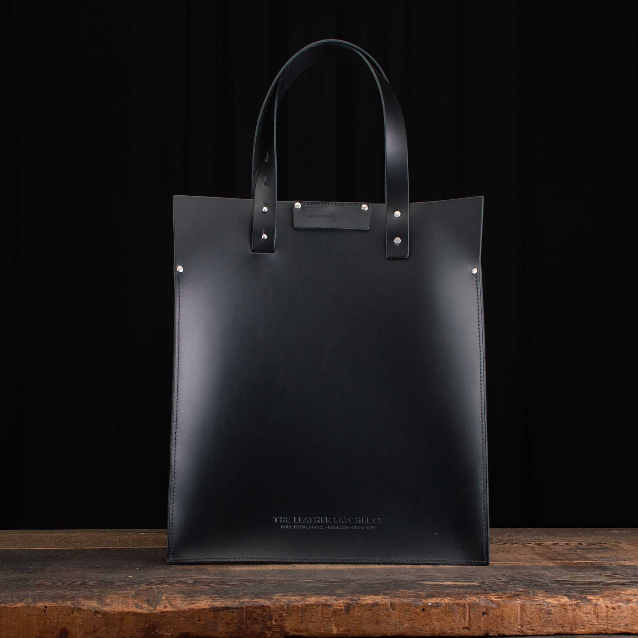 Portfolio Tote in Charcoal Black