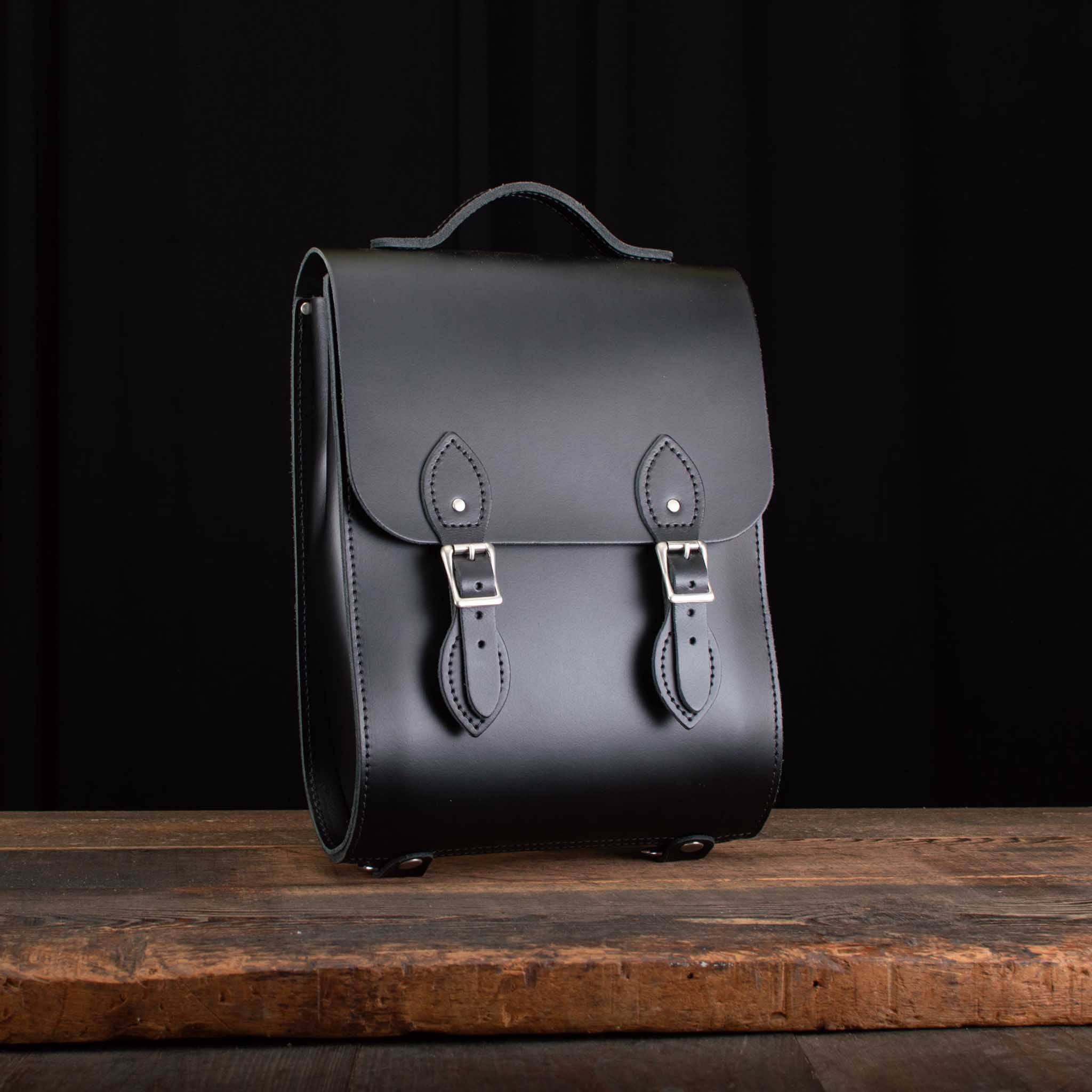Mini Windsor Backpack in Charcoal Black