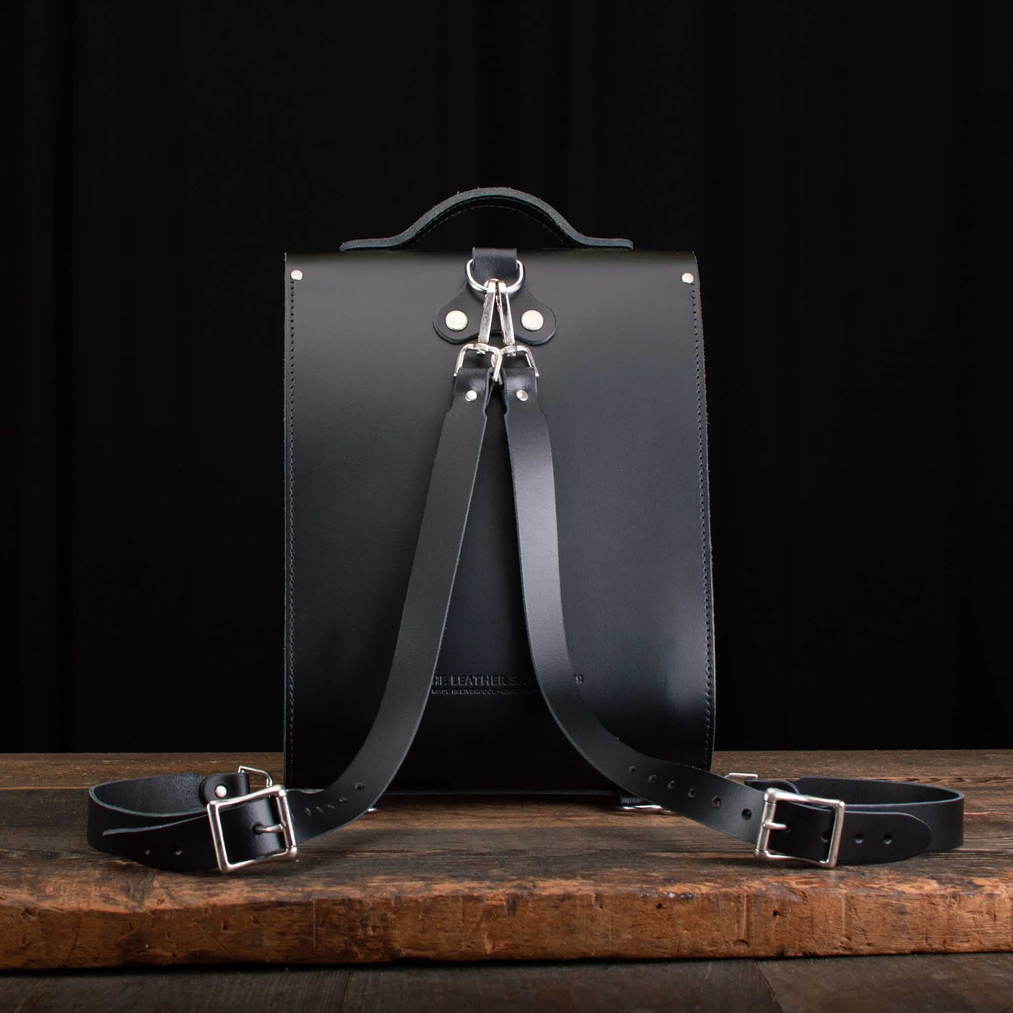Mini Windsor Backpack in Charcoal Black