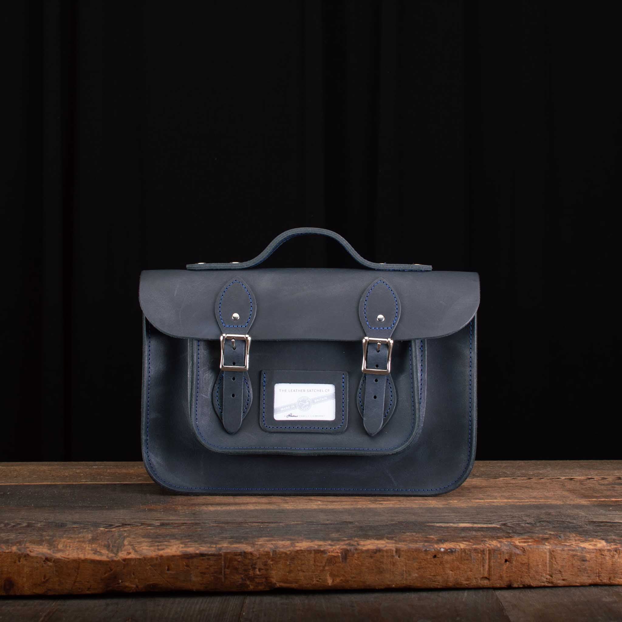 12.5-Inch Classic Satchel in Distressed Mersey Waters