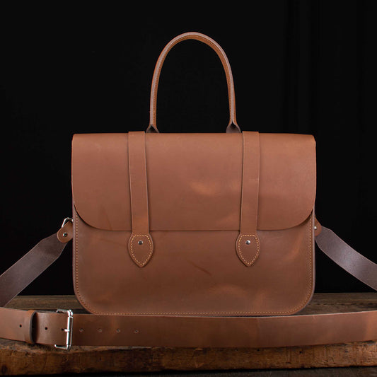 15-Inch Music Case in Distressed Mocha Tree