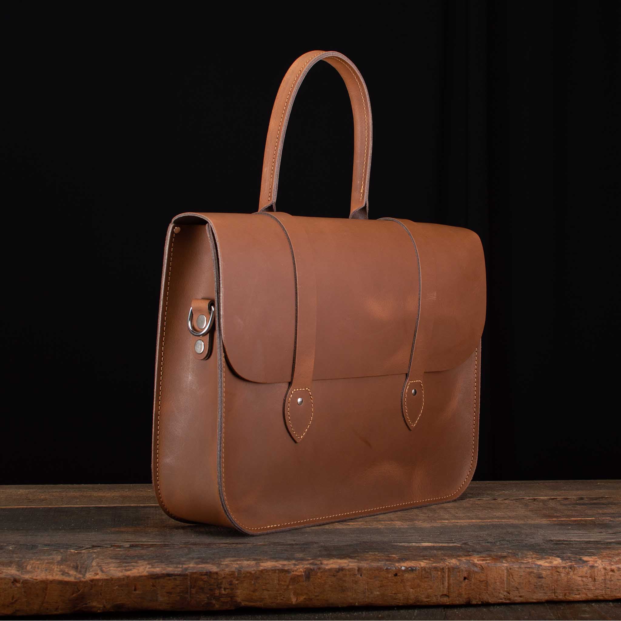 15-Inch Music Case in Distressed Mocha Tree