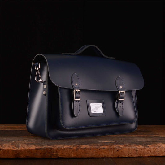 16.5-Inch Classic Satchel in Loch Blue