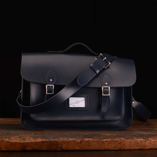 16.5-Inch Classic Satchel in Loch Blue