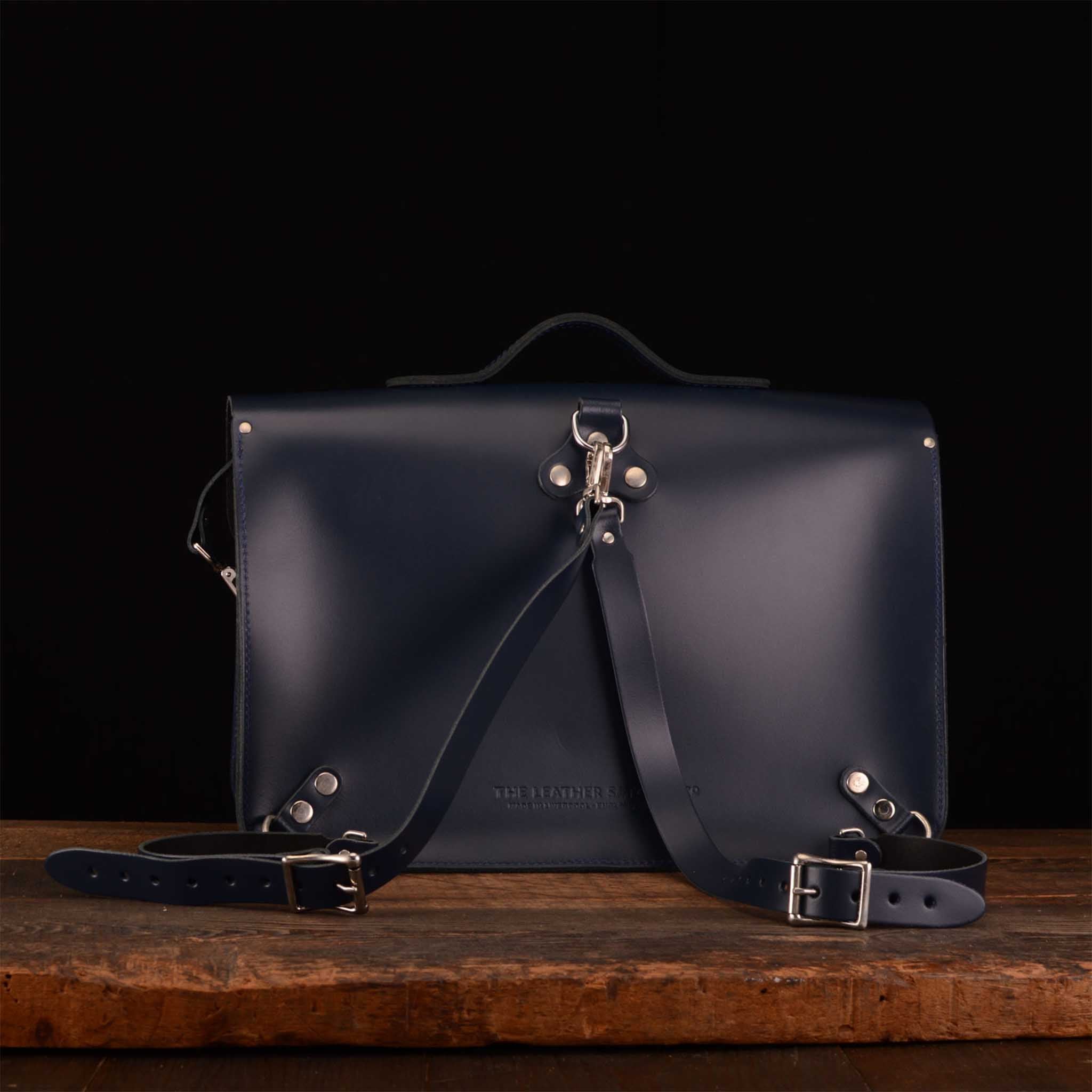 16.5-Inch Classic Satchel in Loch Blue