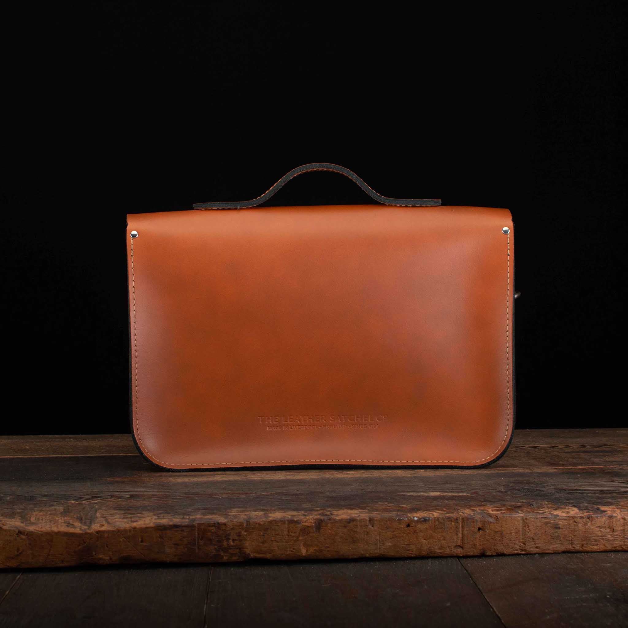 14-Inch Classic Satchel in London Tan