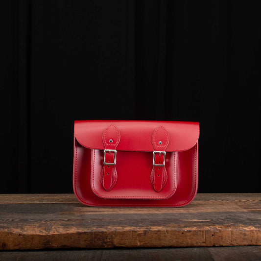 11-Inch Classic Satchel in Pillarbox Red