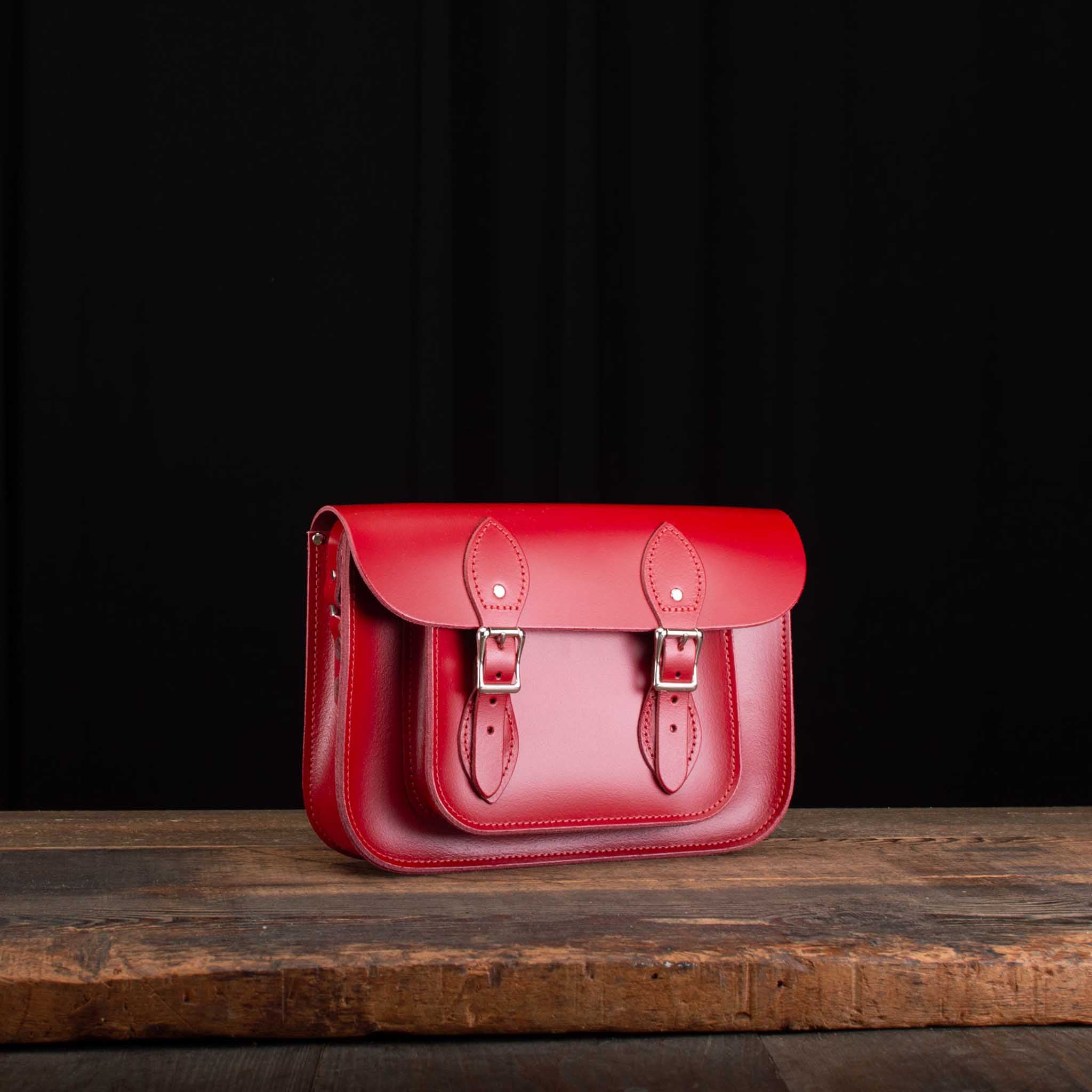 11-Inch Classic Satchel in Pillarbox Red
