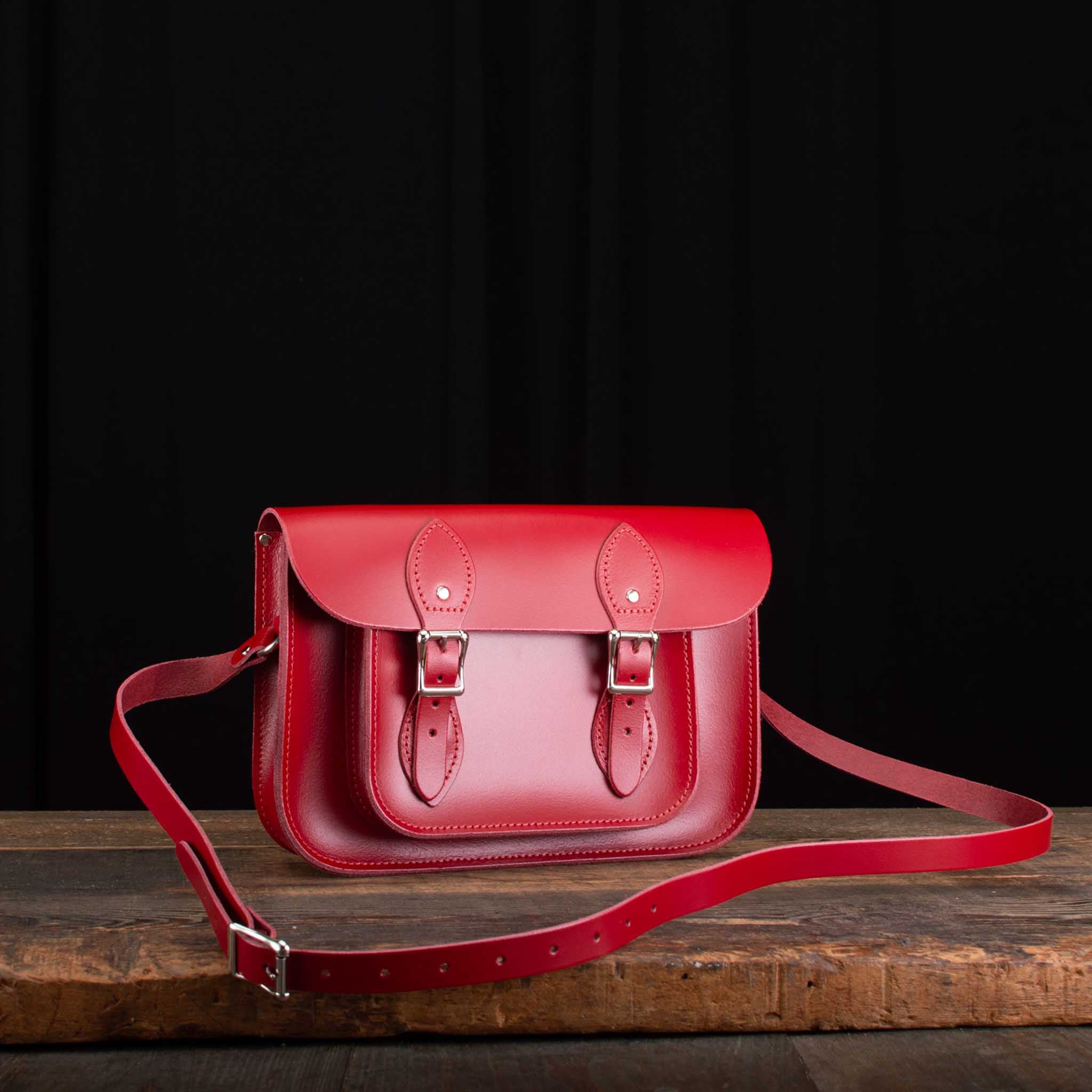11-Inch Classic Satchel in Pillarbox Red