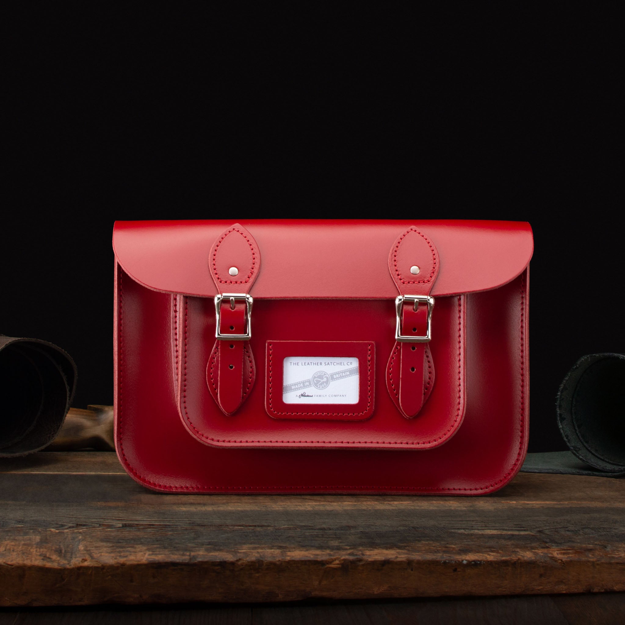 12.5-inch Classic Satchel in Pillarbox Red