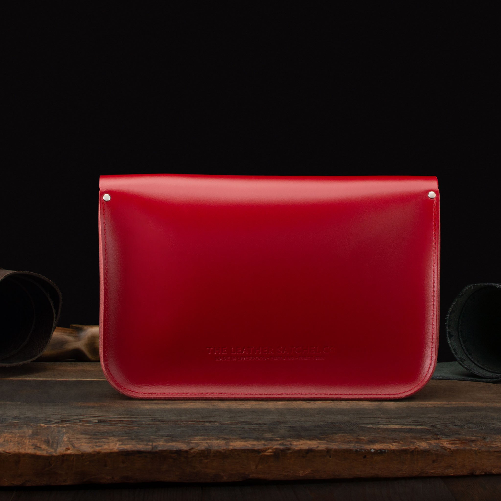 12.5-inch Classic Satchel in Pillarbox Red