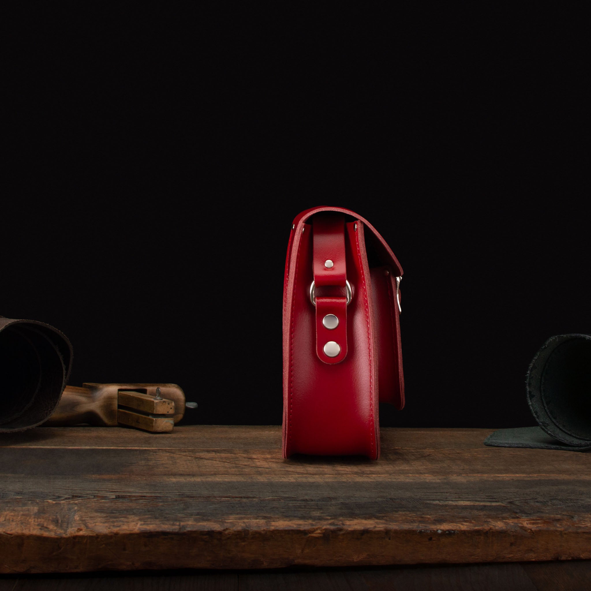 12.5-inch Classic Satchel in Pillarbox Red